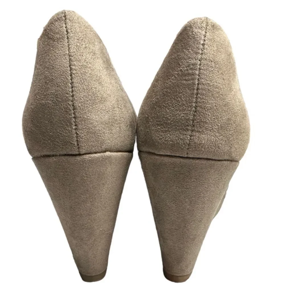 Apt. 9‎ Women's Faux Suede Platform Wedge Ballet Shoes Size 8.5